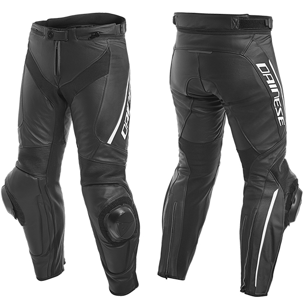 Dainese DAINESE  DELTA 3   LEATHER HER PANTS  948 BLACK/BLACK/WHITE